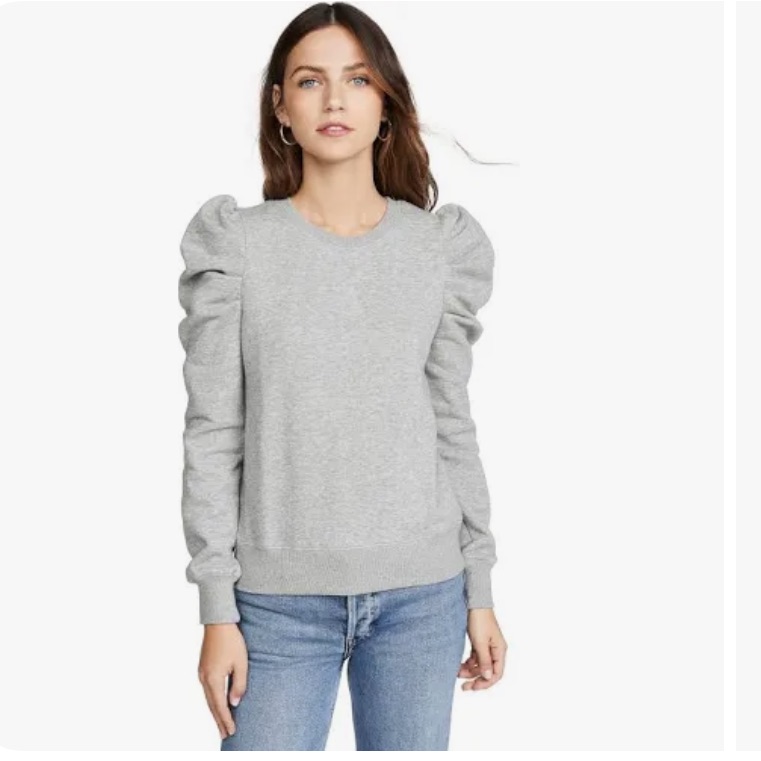 Rebecca Minkoff Janine Sweatshirt In Gray